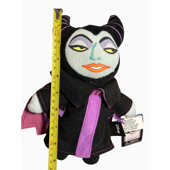 Disney Villains Maleficent Plush Doll 10 inch Collectible Toy For Kids and Fans - Picture 3 of 12